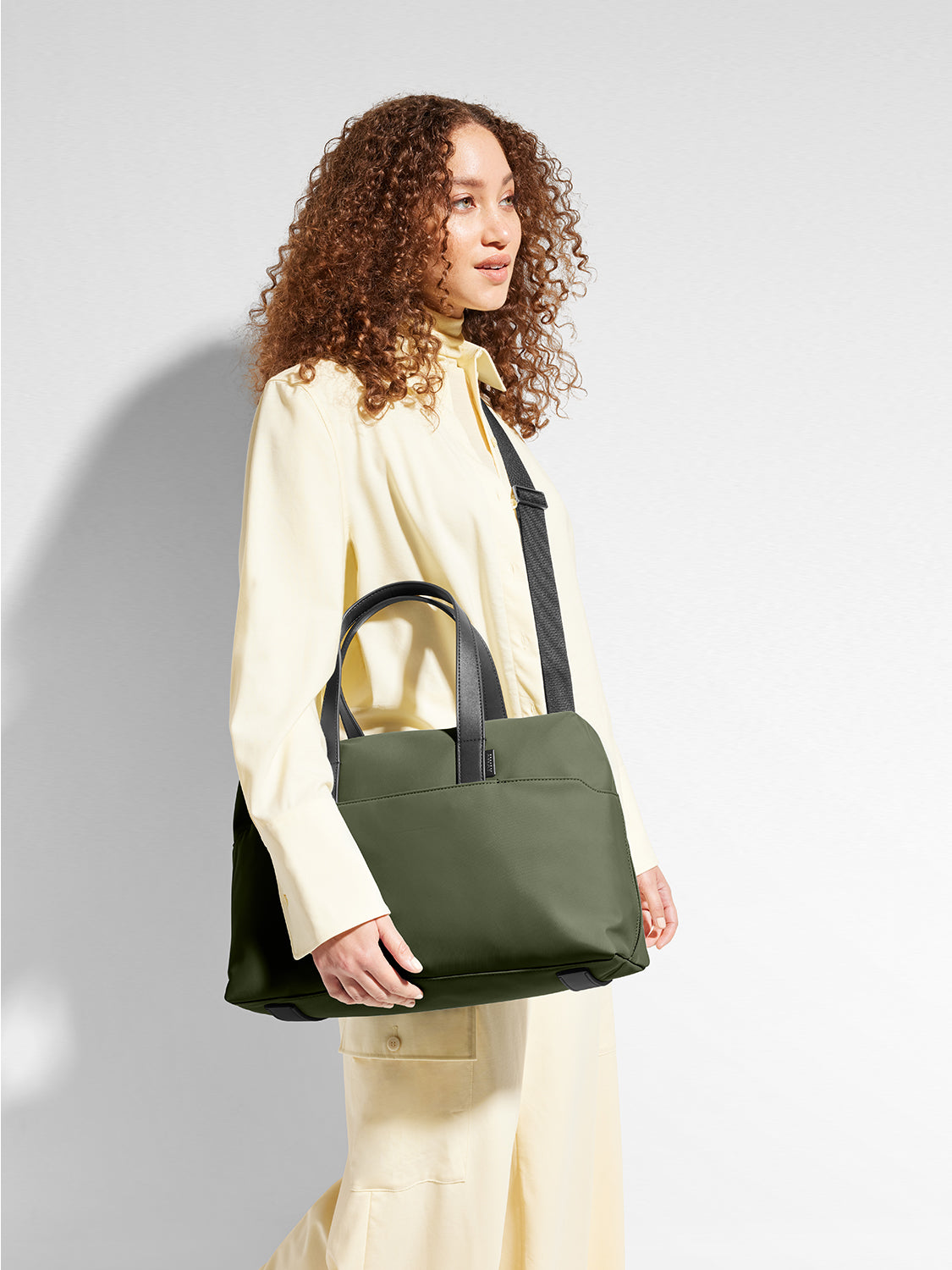 The Everywhere Bag, worn